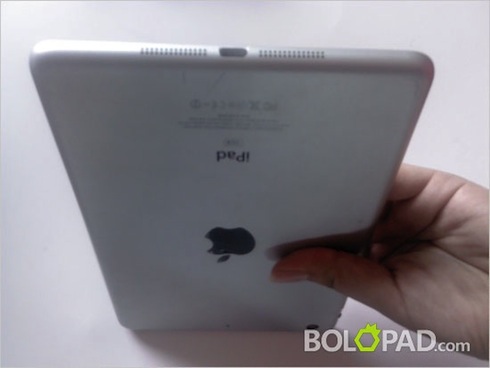 iPadmini黒モックアップLightningコネクタ周り流出画像