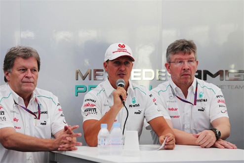 ミハエル・シューマッハ引退 ミハエル・シューマッハ引退