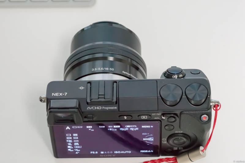 E PZ 16-50mm F3.5-5.6 OSS（上面撮影時）