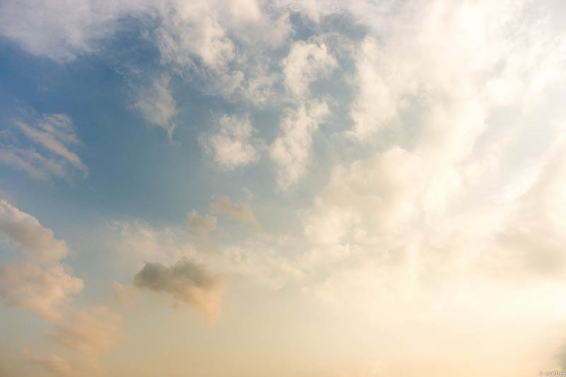 大さん橋 夕焼けの空