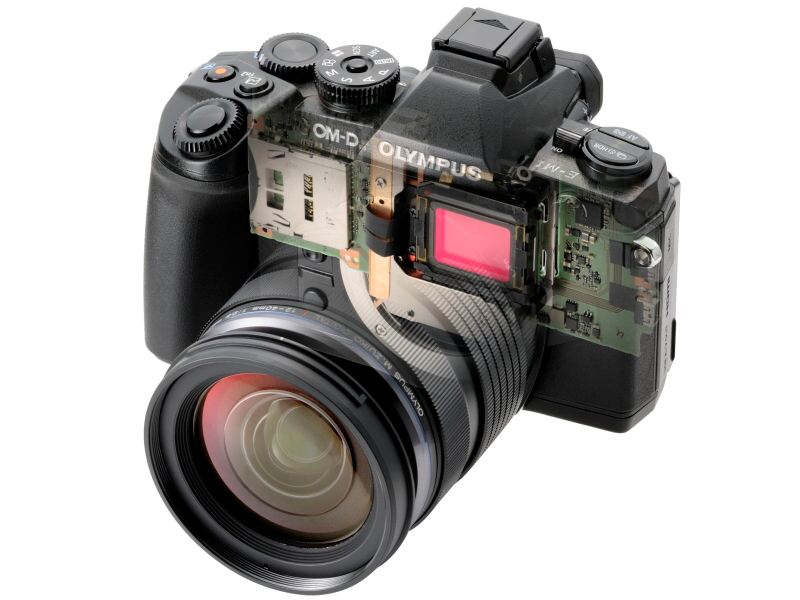 OM-D E-M1 透視図