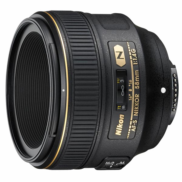 AF-S NIKKOR 58mm f:1.4 G