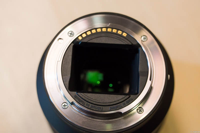 α7 レンズの後ろ玉