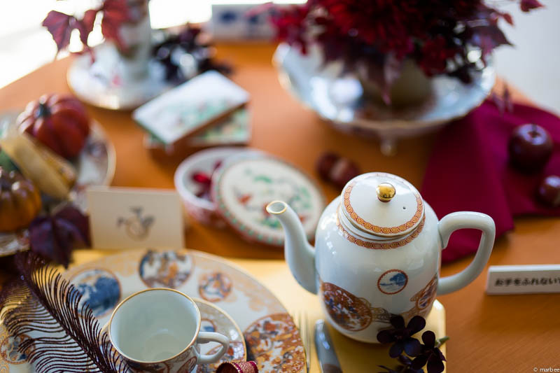 イギリス館 ハロウィーン仕様のテーブル