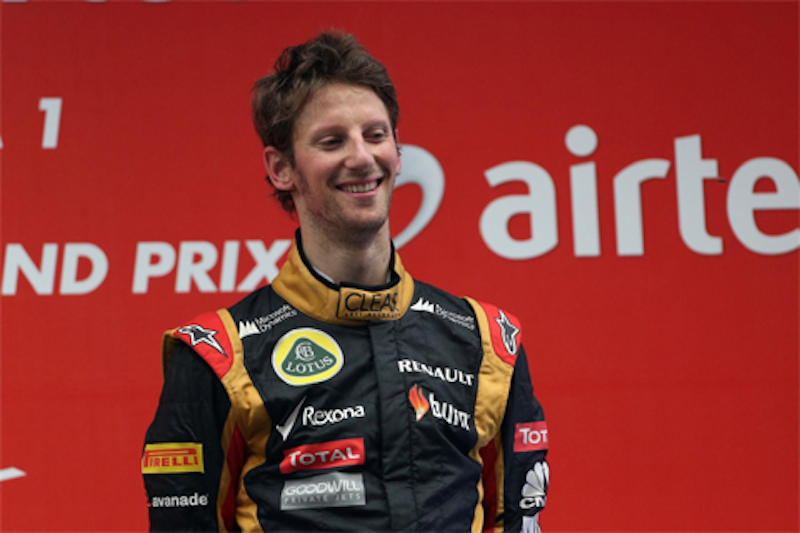 ロータス 2014 ドライバー グロージャン