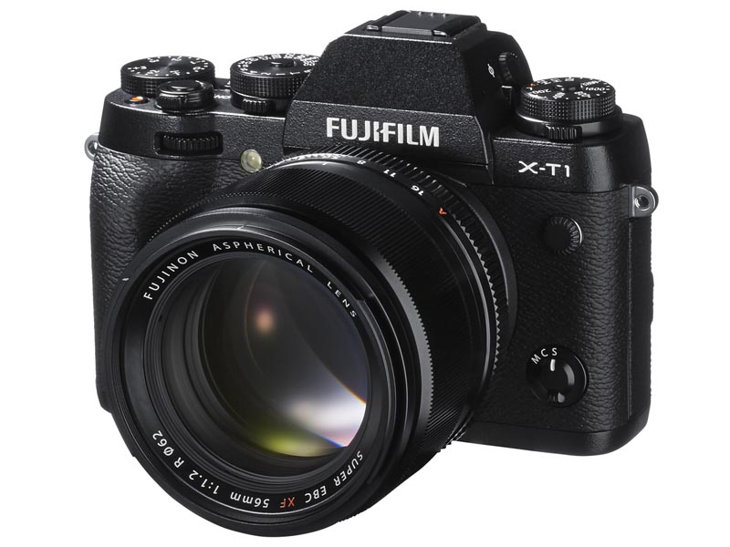 フジノンレンズ XF 56mm F1.2 R X-T1への装着例