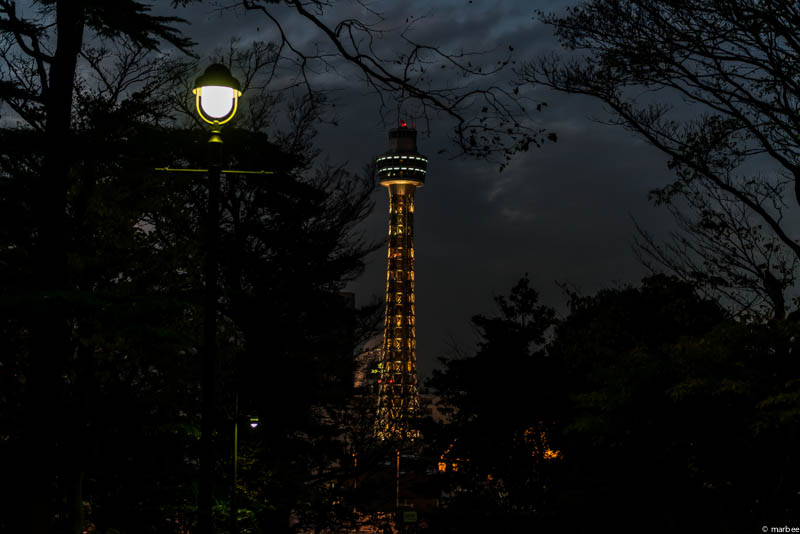 港の見える丘公園 夕景