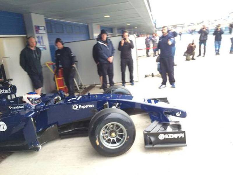 ウィリアムズ FW36 シェイクダウン