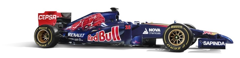 トロ・ロッソ STR9 側面