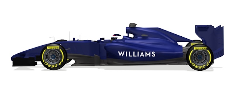 Williams FW36 側面