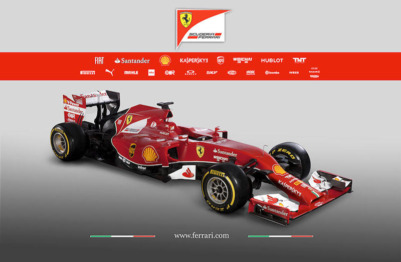 フェラーリ F14T 斜め前