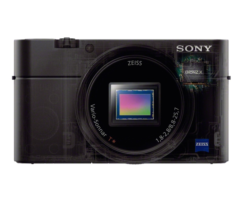 RX100M3正面 透過図