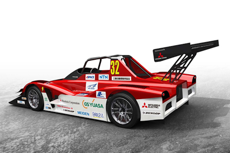 三菱、MiEV Evolution III 背面