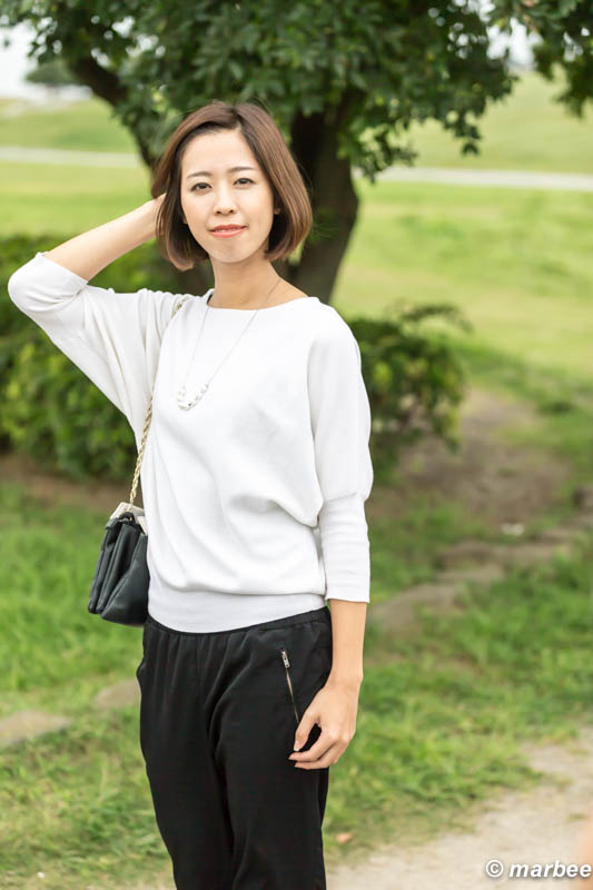 鹿嶋柚子 立ち姿