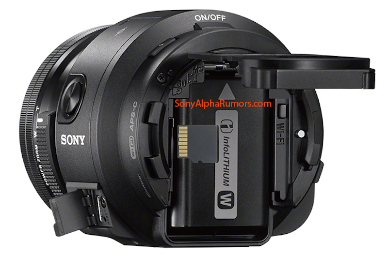 SONY QX1 Eマウントカメラ 背面画像