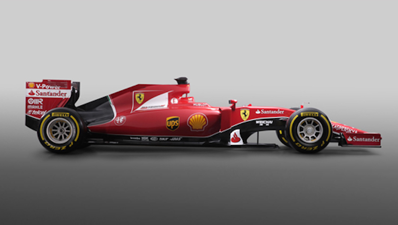 フェラーリ SF15-T 側面