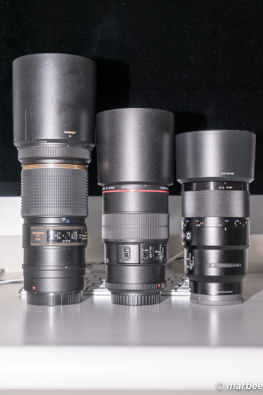 Macroレンズ 大きさ比較