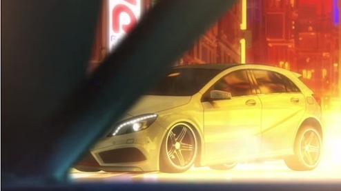 NEXTメルセデスAクラスアニメ