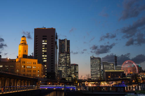 横浜の夕景
