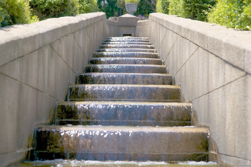 港の見える丘公園水階段 港の見える丘公園水階段
