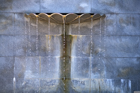 元町公園の水源 元町公園の水源