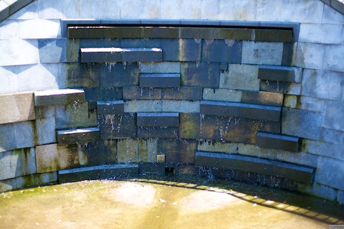 元町公園の水源 元町公園の水源