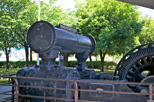 コンプレッサー斜め