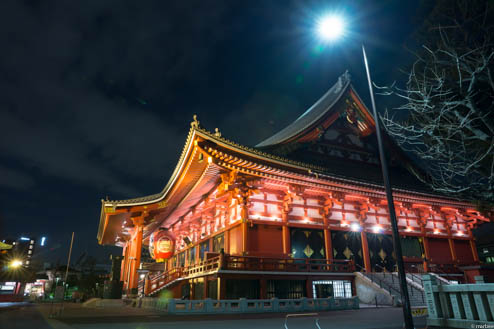 浅草寺の夜景