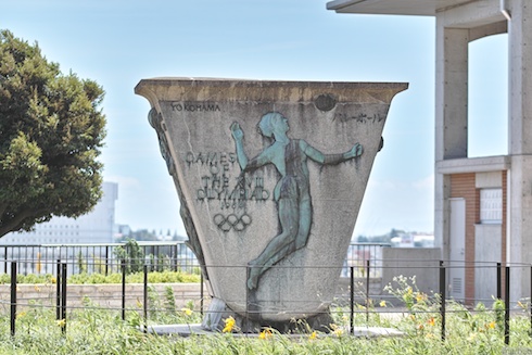 野毛山公園のモニュメント