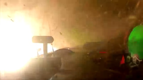 日産デルタウィング横転