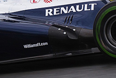 ウィリアムズのコアンダエグゾースト変更後