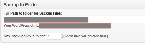 BackEPupPluginでサーバのローカルに出力されるように設定 BackEPupPluginでサーバのローカルに出力されるように設定