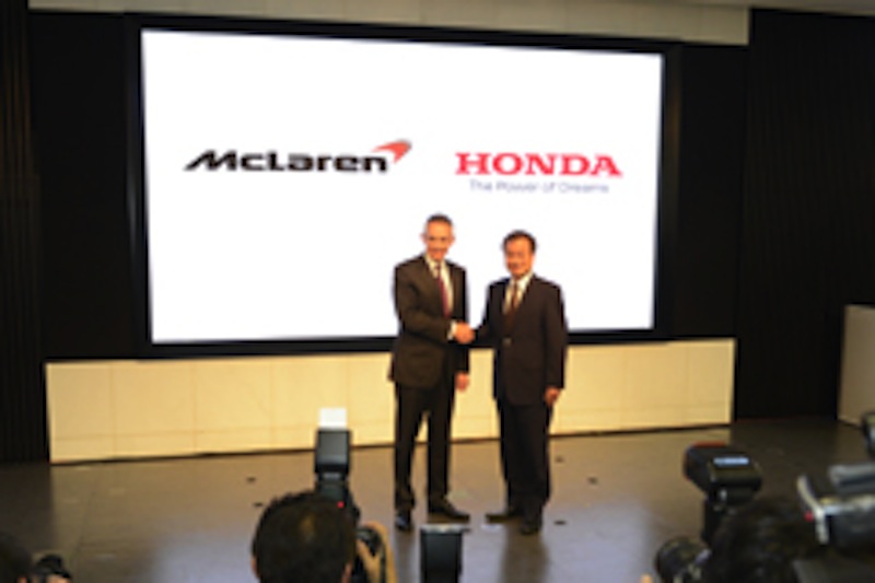 マクラーレン・ホンダワークス契約