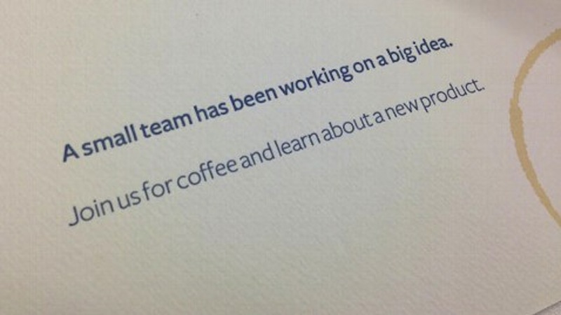 Facebookプレスイベント招待状