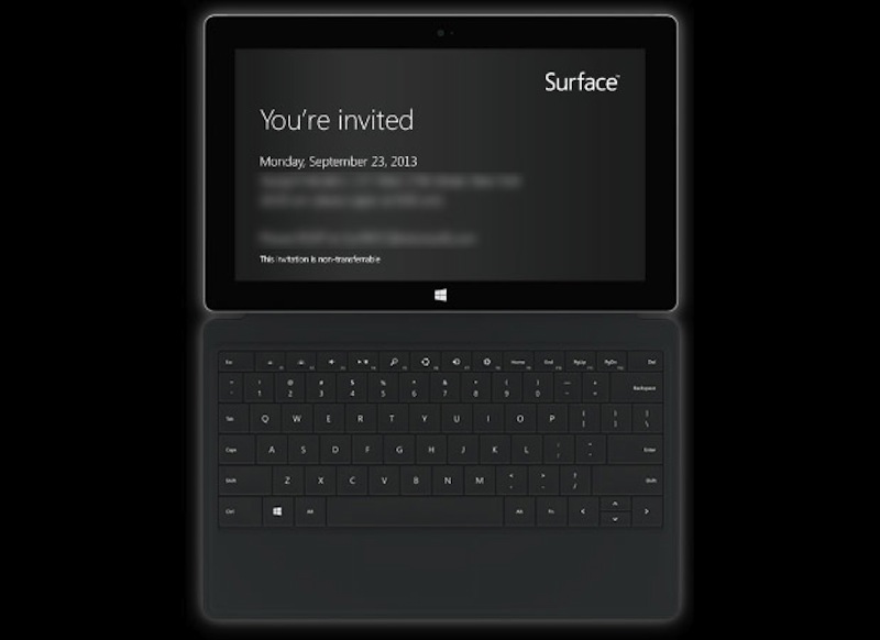 Surfaceイベント