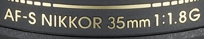 Nikon AF-S Nikkor 35mm f1.8G