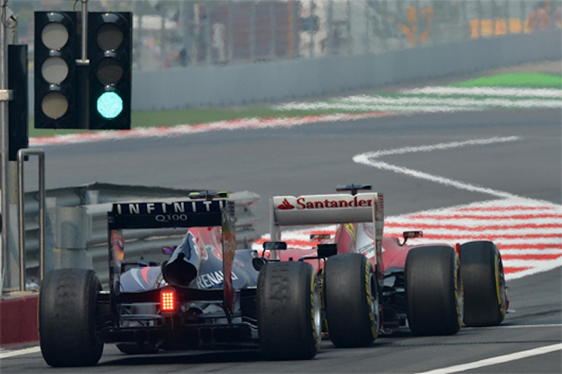 F1 2014 予選 Q3 専用タイヤ