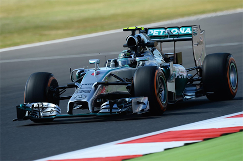 F1イギリスGP フリー走行1回目:ニコ・ロズベルグがトップタイム