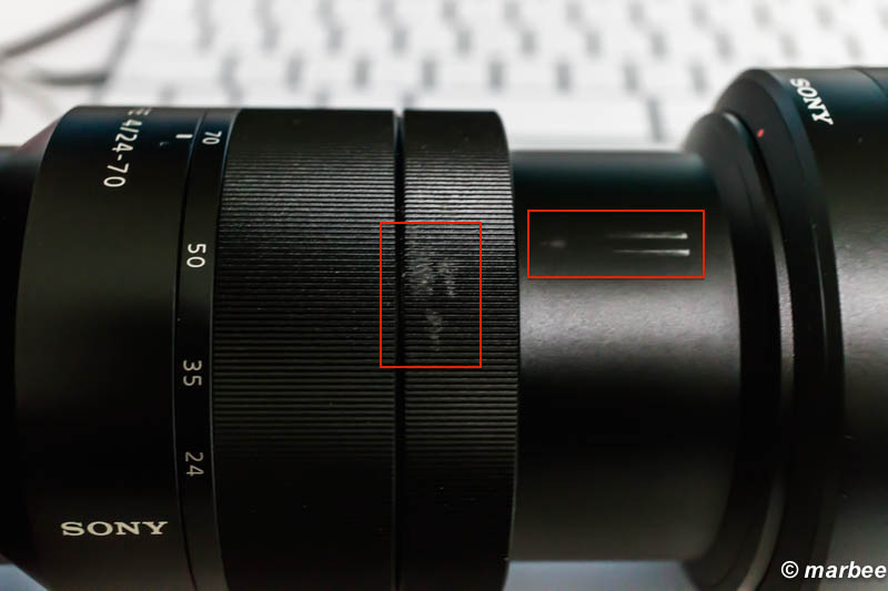 クラッシュ Zeiss VarioTessa24-70mmF4