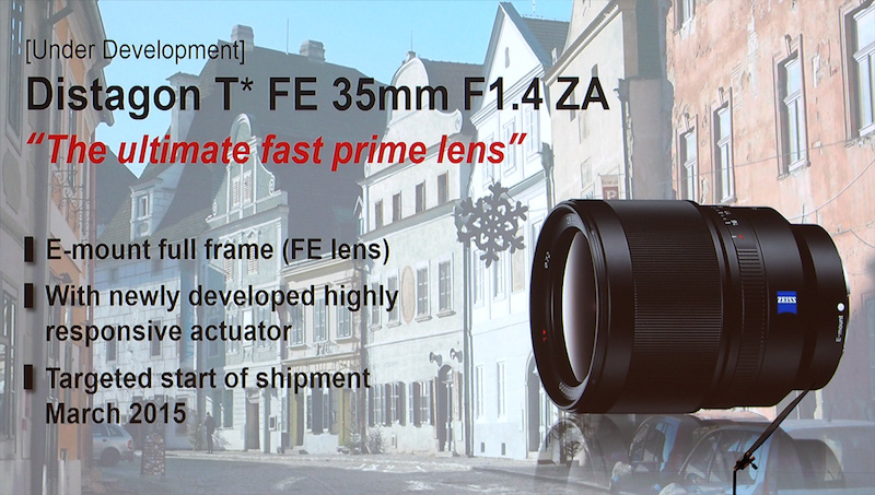 SONY Zeiss Distagon T* FE 35mm F1.4 ZA