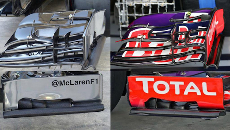 マクラーレン、レッドブルのフロントウィングを完全コピー?