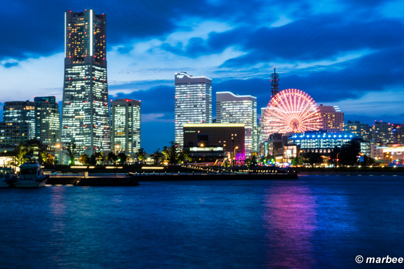 横浜のマジックアワー 横浜を象徴する風景