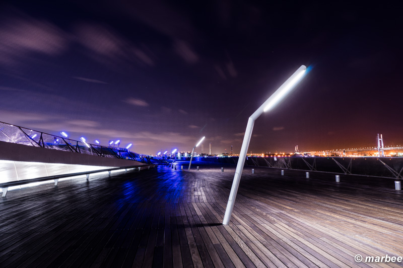 横浜のマジックアワー くじらの背中