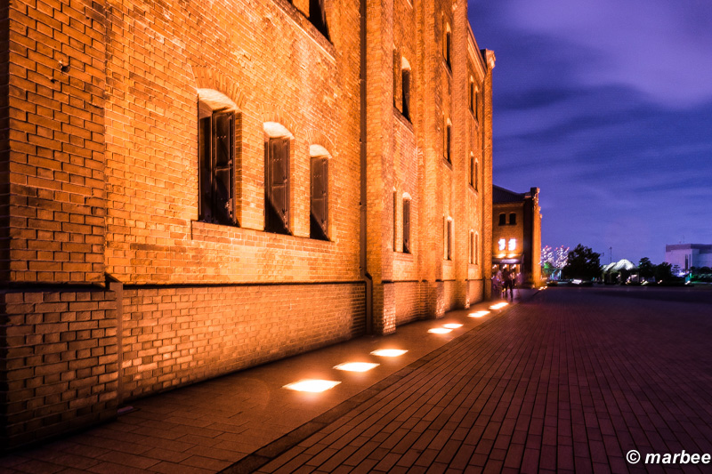 横浜のマジックアワー 赤レンガ倉庫