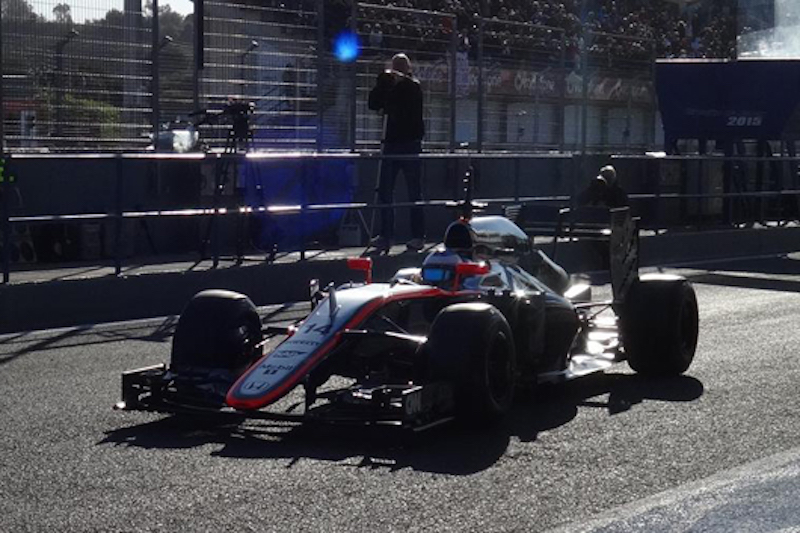 マクラーレン・ホンダ MP4-30 初走行1