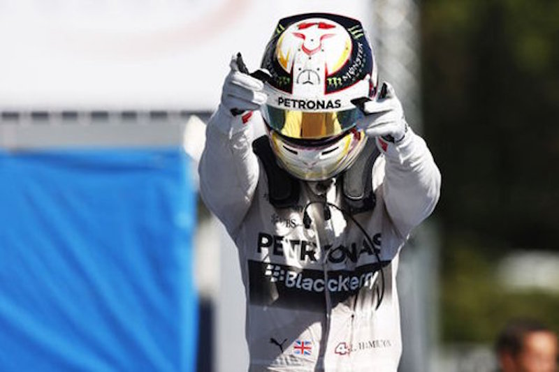 ルイス・ハミルトンの優勝が確定 : F1イタリアGP