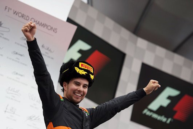 フォース・インディア:セルジオ・ペレスが今季初表彰台 : F1ロシアGP